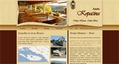 Desktop Screenshot of konoba-kopacina.com