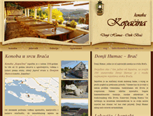 Tablet Screenshot of konoba-kopacina.com